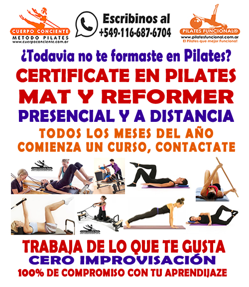 Curso de Pilates Mat y Reformer a distancia online